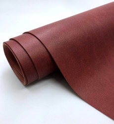 Binding leatherette Italy, Classic brown matte color, 50X35 cm, 225 g /m2