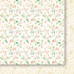 Двусторонний лист бумаги Galeria papieru "Field Lilies- 04", размер 30х30 см, 200 гр/м2