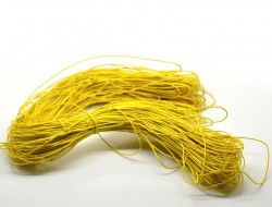 Waxed cord 1 mm, color Yellow 2, cut 1 m