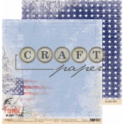 Double-sided sheet of paper CraftPaper Travel diary 