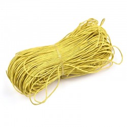 Waxed cord 1 mm, color Light yellow, cut 1 m