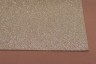 Foamiran glitter "Light brown", size 20x30 cm, thickness 2 mm