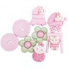 Set of decorative buttons Dress IT UP " Baby Fun-Girl"