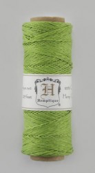 0.5 mm hemp cord, Light green color, length 1 m