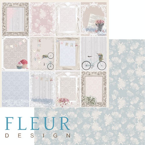 Double-sided sheet of paper Fleur Design Spring "Cards", size 30. 5x30. 5 cm, 190 gr/m2