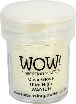 Powder for embossing WOW! "Clear Gloss-Ultra High", 15 ml