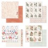 A set of double-sided ScrapMania paper "Alice in a fairy tale" 12 sheets, size 20x20 cm, 180 g/m2