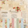 Set of double-sided CraftPaper "Letters of love" 8 sheets, size 20*20cm, 190 gr/m2