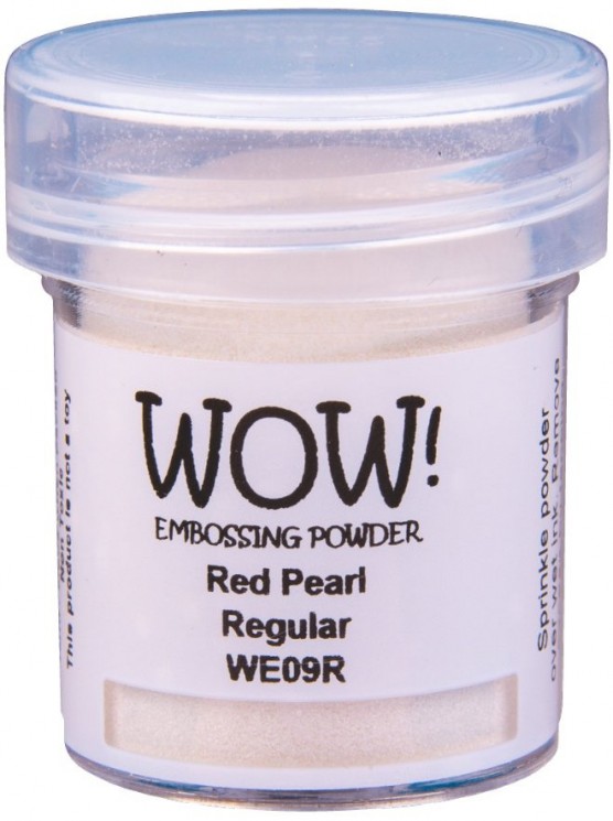 Powder for embossing WOW! "Red Pearl-Regular", 15 ml
