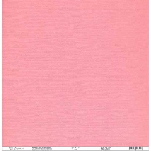 Cardstock textured color "Peony" size 30. 5X30. 5 cm, 235 gr/m2