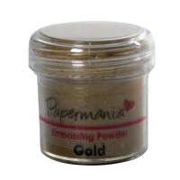 PAPERMANIA embossing powder, gold color, 30ml