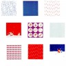 1/4 Set of single-sided paper Fizzy Moon "Festive Fun" 12 sheets, size 15x15 cm, 150 gr/m2