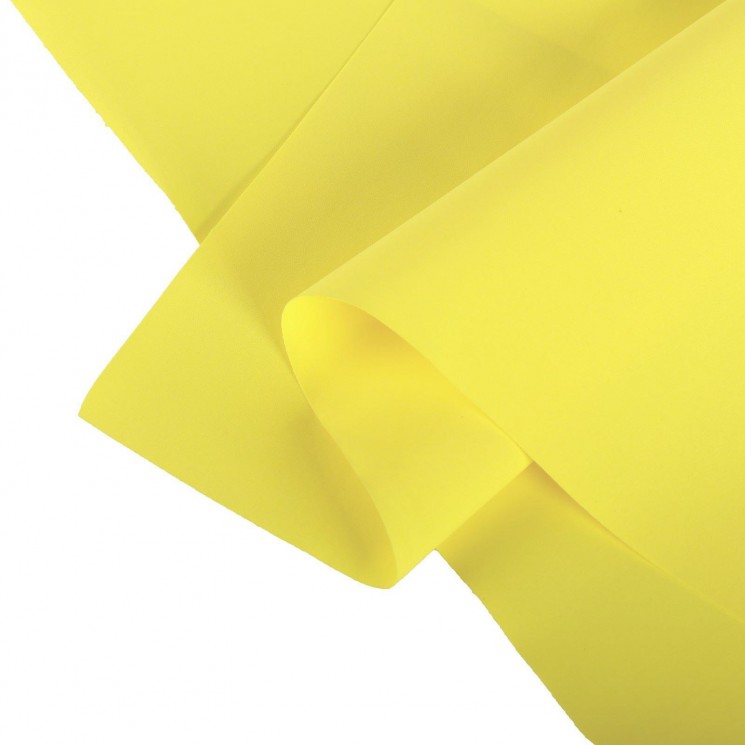 Foamiran Iranian "Yellow", size 60x70 cm, thickness 1 mm