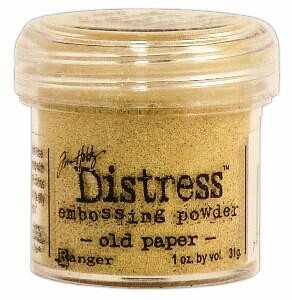 Powder for embossing Distress "Old paper" Tim Holtz, 30 ml