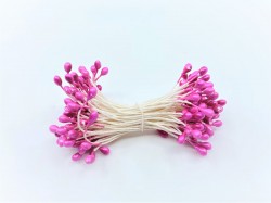 Stamens are double-sided pink mother-of-pearl, 1 bundle, size 3mm