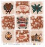 Double-sided sheet of paper Mr. Painter "Holiday Fragrance-1" size 30.5X30.5 cm, 190g/m2