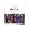1/4 Set of double-sided Mintay Papers "Nightfall", 6 sheets, size 15x15 cm, 240 gr/m2