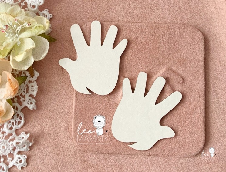 Blank for embossing LeoMammy "Palms", size 6, 3x7 cm