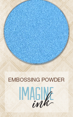 Powder for embossing "BLUE SKY" IMAGINE ink, 25 g