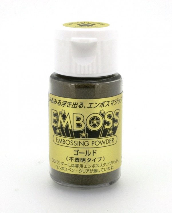 Matte embossing powder "Tsukineko", gold, 30 ml
