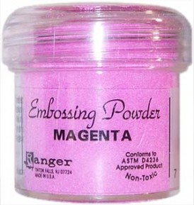 Powder for embossing Ranger "Magenta", 34 ml