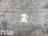 Чипборд Fantasy «Мамино счастье (Зайчонок 3286)» размер 4,4*4,7 см