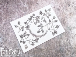 Чипборд Fantasy "Цветочный набор 3896"