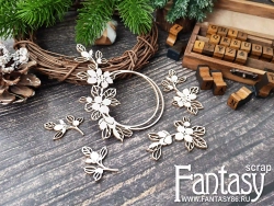 Чипборд Fantasy "Цветочный набор 3896"