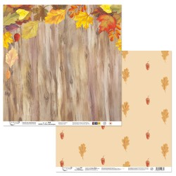 Двусторонний лист бумаги Mr. Painter "Сны листопада-3" размер 30,5Х30,5 см, 190г/м2