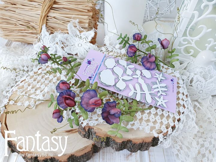 Нож для вырубки Fantasy «Душистый горох 1460», размер 6*9 см