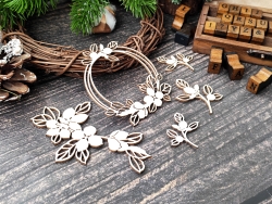 Чипборд Fantasy "Цветочный набор 3897"