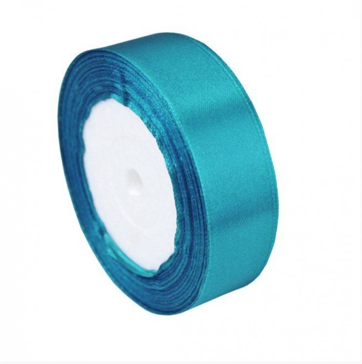 Satin ribbon "Turquoise", width 5 cm, length 5.6 m