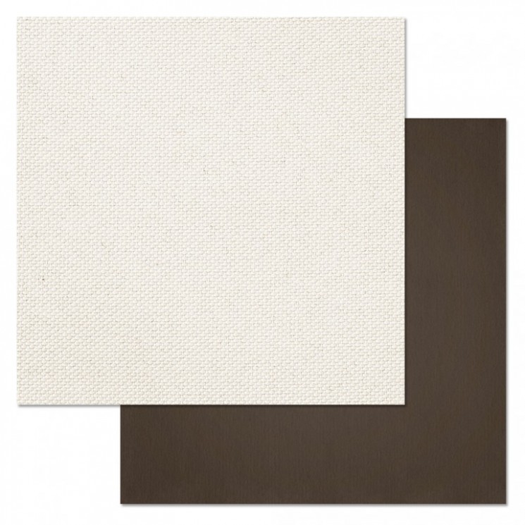 Double-sided sheet of ScrapMania paper " Phonomix. Scandi. Matting", size 30x30 cm, 180 g/m2