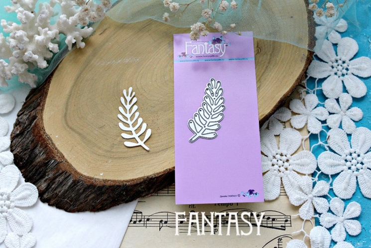 Нож для вырубки Fantasy " Шуршащая зелень" размер 5*2.1 см