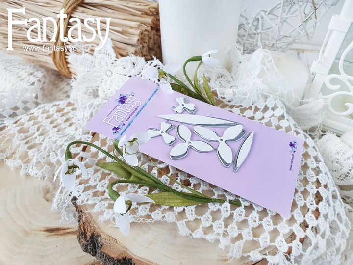 Нож для вырубки Fantasy «Подснежник 1461», размер 5,3*6,3 см 