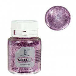 Decorative glitter LuxGlitter, color Pink, 20ml