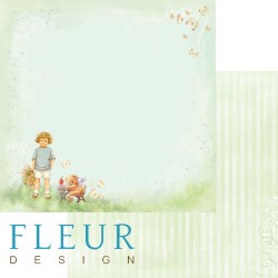 Double-sided sheet of paper Fleur Design Boys 