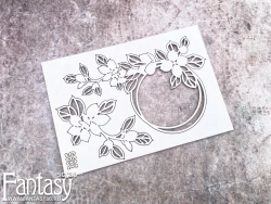 Чипборд Fantasy "Цветочный набор 3895"  