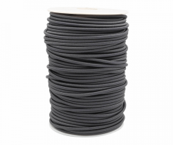 Elastic cord (elastic band), gray, width 3 mm, length 1 m