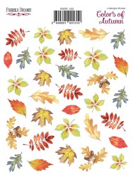 Set of stickers (stickers) 35 pcs Colors of Autumn, Decor Factory, A5 sheet size