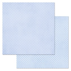 Двусторонний лист бумаги ScrapMania "Фономикс. Клетка. Небесная", размер 30х30 см, 180 гр/м2