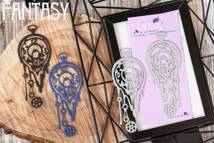 Нож для вырубки Fantasy "Плавящиеся циферблат" 10.2*4.2 см