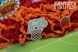 Чипборд Fantasy "Баскетбольное кольцо 1813" размер 6,2*4,3 см