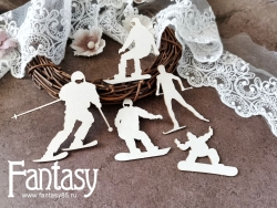 Чипборд Fantasy "Лыжи, сноутборд 3581"