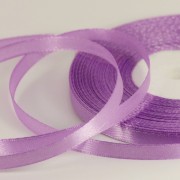 Lavender satin ribbon, width 0.6 cm, length 5.6 m