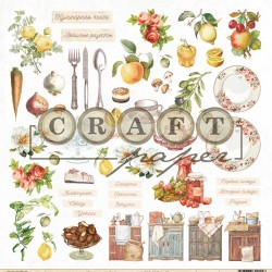 One-sided sheet of paper CraftPaper Favorite recipes 