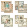 Набор двусторонней бумаги для скрапбукинга Stamperia "Sleeping Beauty" 20х20 см, 10 листов, 190 гр\м2