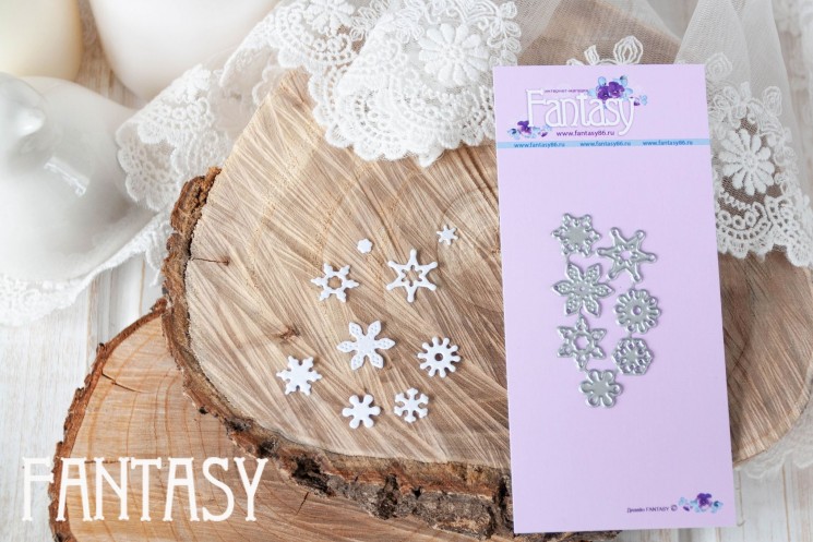 Нож для вырубки Fantasy  «Снег мини снежинки»  (1)