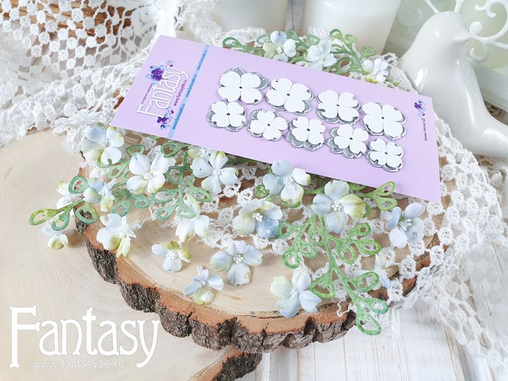 Нож для вырубки Fantasy «Цветы кизила 1465», размер 3,7*8,2 см