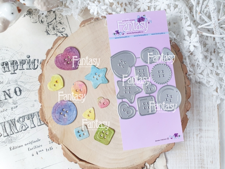 Нож для вырубки Fantasy «Пуговицы 1664» 